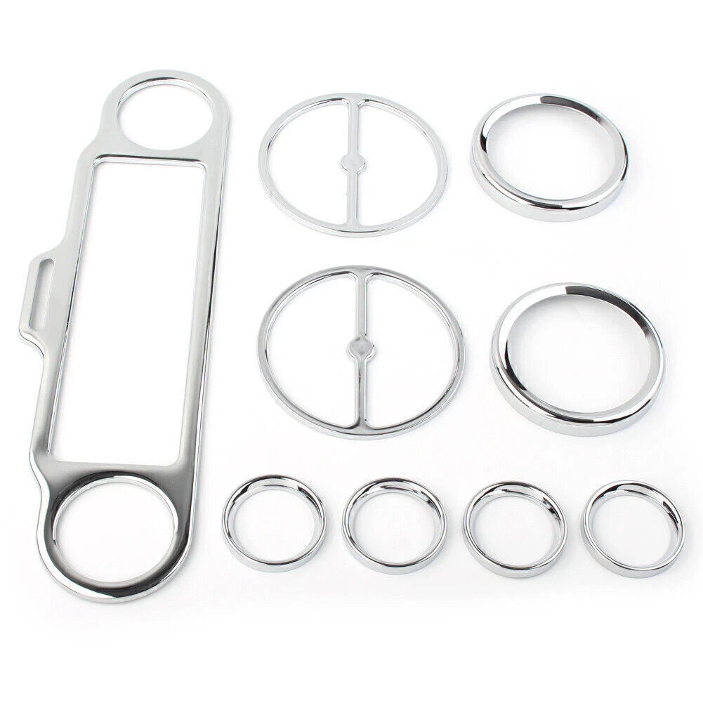Radio Gauge Inner Fairing Trim Kit for Harley Electra Glide, Street Glide (1996–2013)