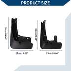 Set of 2 Mud Flaps Splash Guards for BMW iX3 (2021–2022)