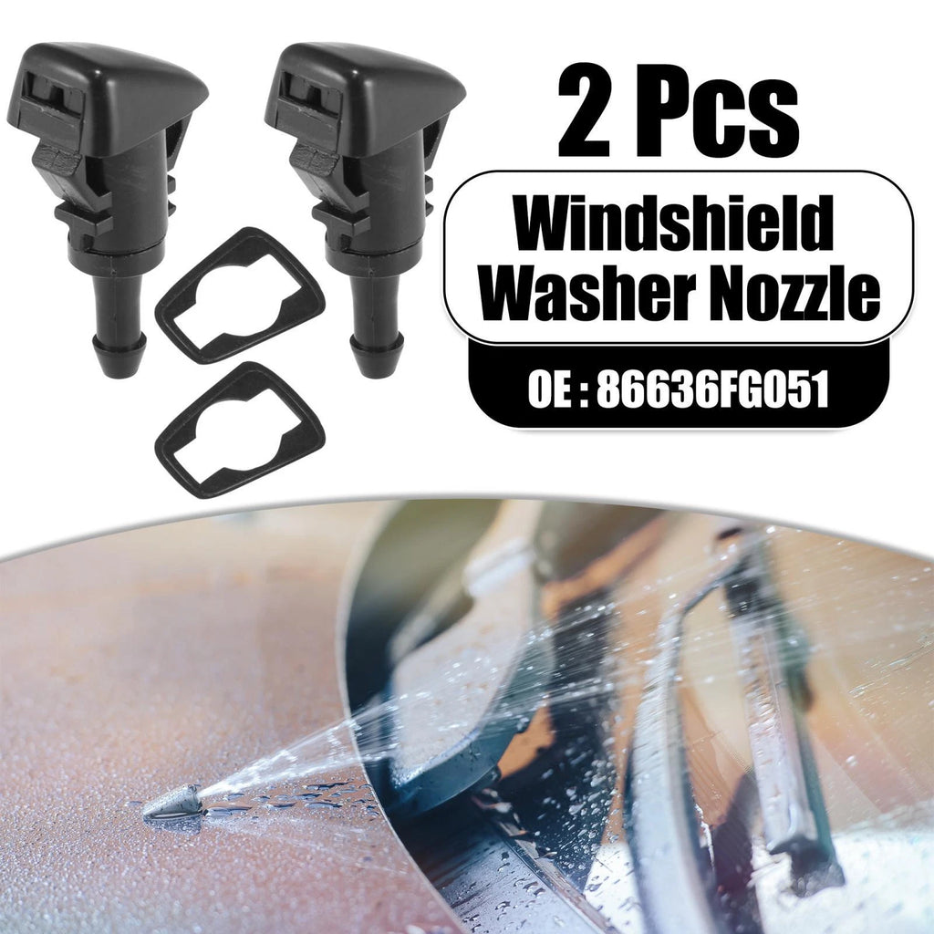 2X Windshield Washer Nozzles for Subaru Impreza (2008–2014) 86636FG051