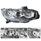 Halogen Projector Headlight for Honda Civic (2016–2018) Right Side