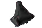 Leather Manual Shift Boot Cover for Nissan Skyline R32 (1989–1993) Pink Stitch
