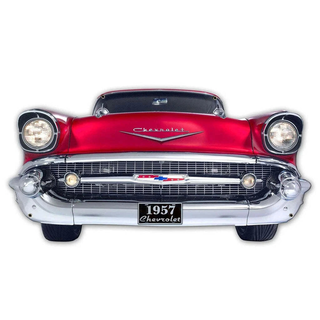 Front Bumper Metal Sign for Chevrolet Bel Air (1957–1957)