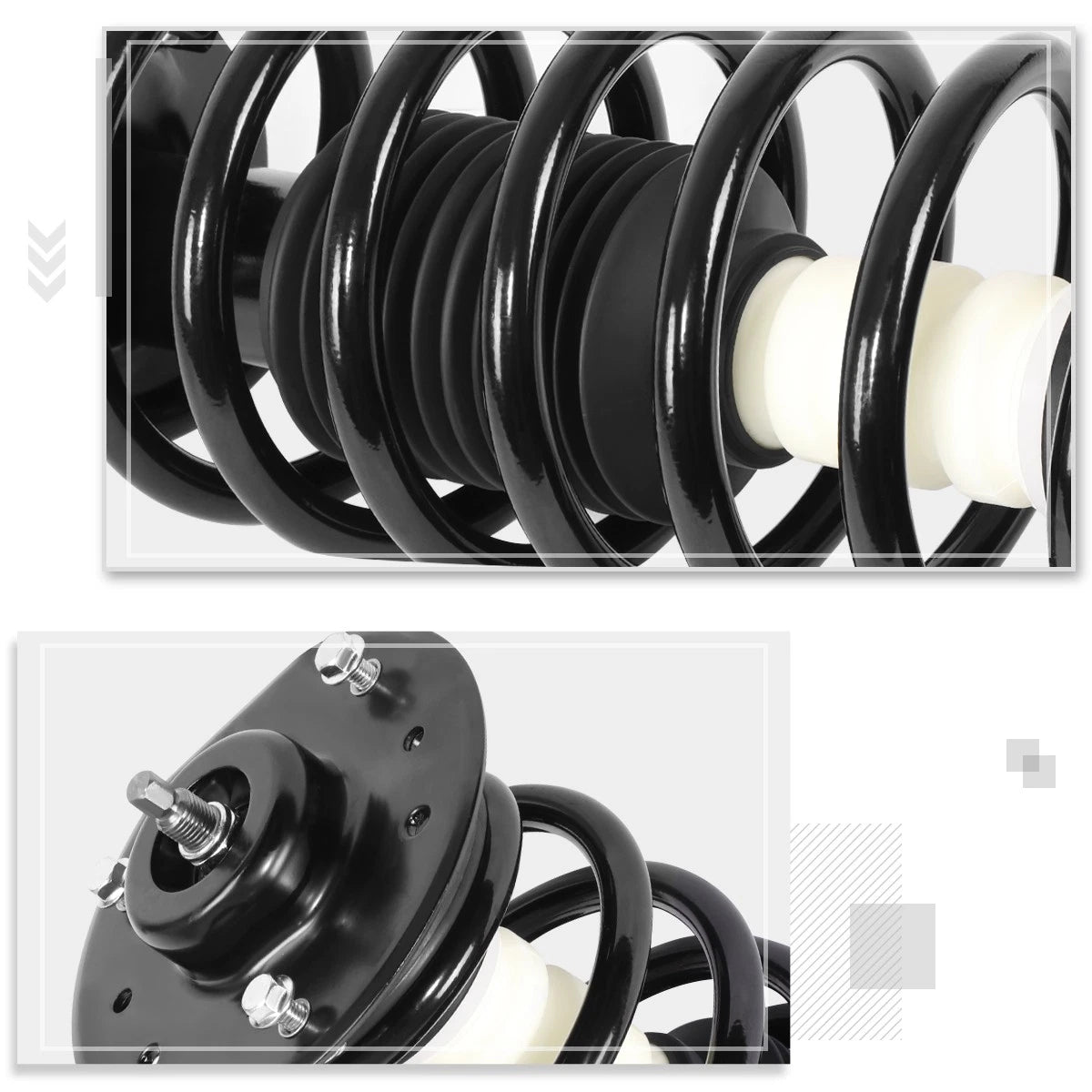 Set of 2 Front Struts Assembly w/Coil Springs for Equinox/Torrent (2005–2006)
