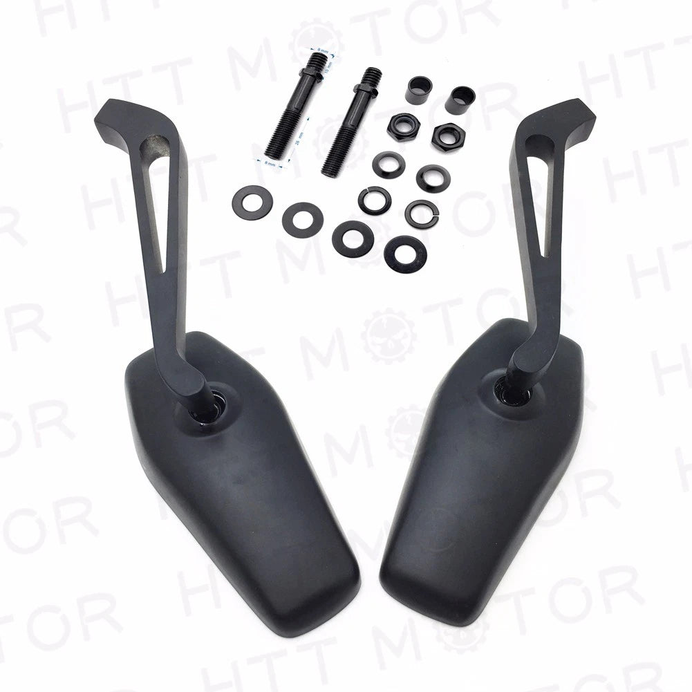 Aluminum Rear View Side Mirrors for Harley Cruiser Chopper