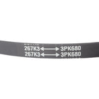 Serpentine Poly-V Belt 267K3MK for Continental Mileage Maker