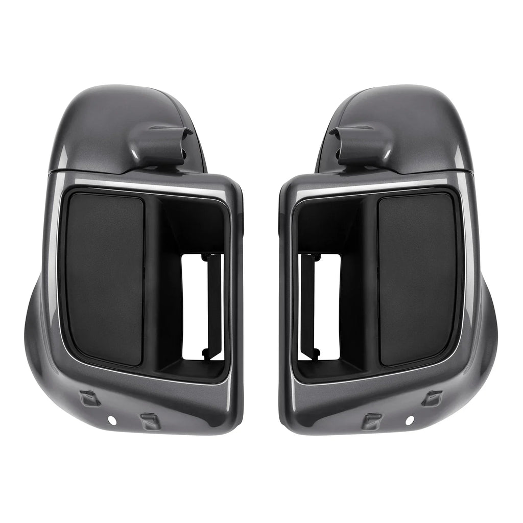 Lower Vented Fairings for Harley Touring (2014-2025) Gauntlet Gray Metallic