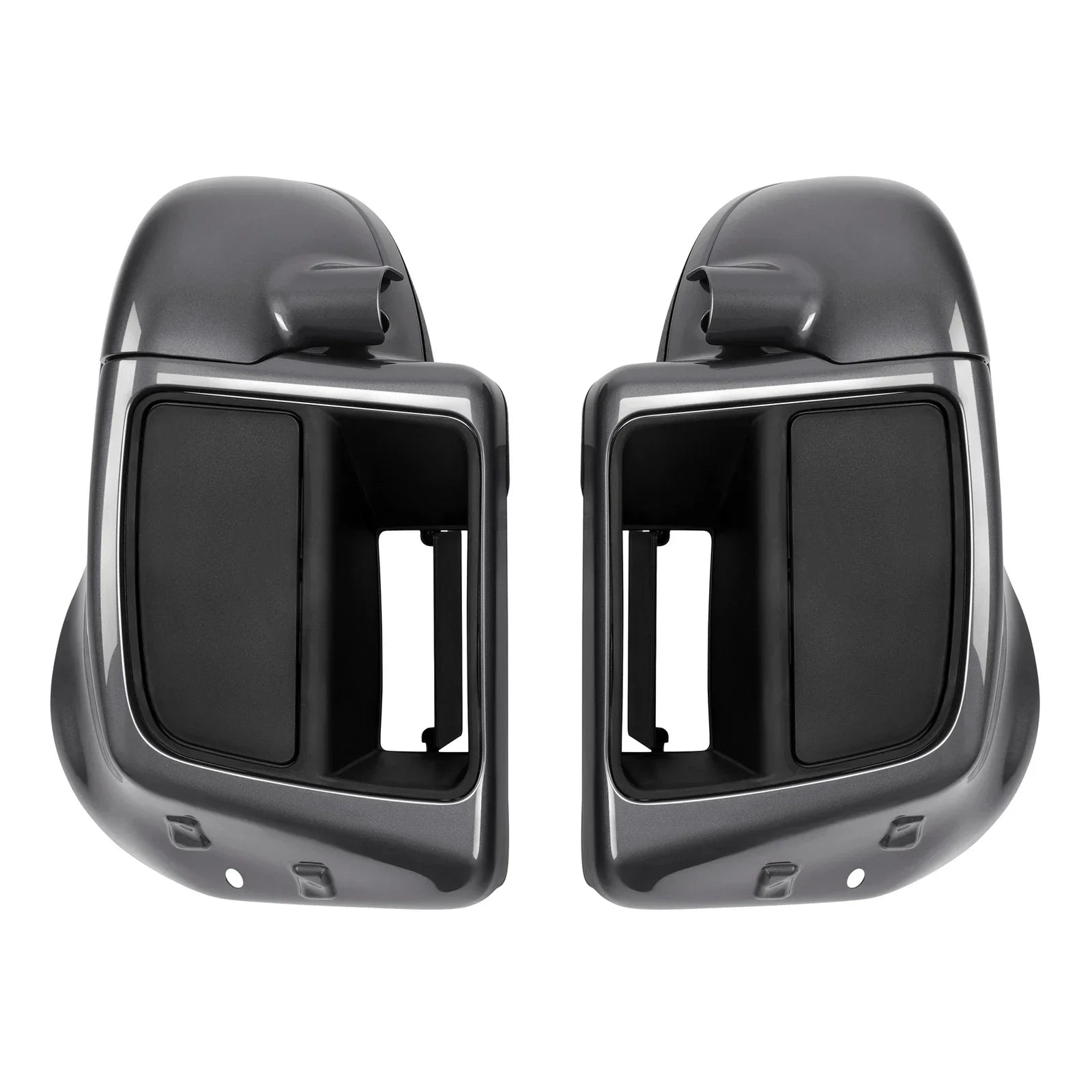 Lower Vented Fairings for Harley Touring (2014-2025) Gauntlet Gray Metallic