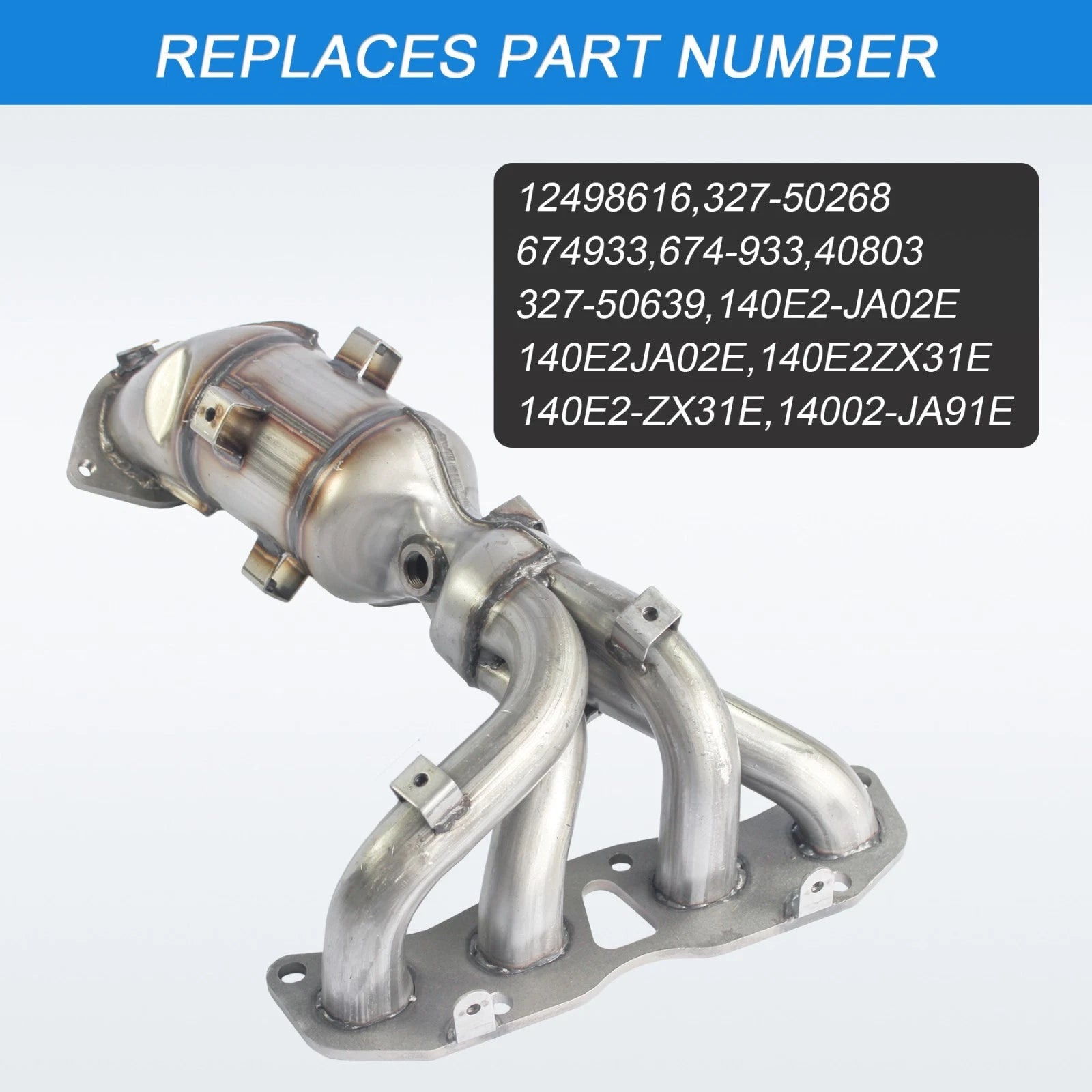 Exhaust Manifold with Catalytic Converter for Nissan Altima (2007–2013)