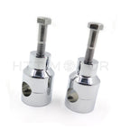 7/8" Handlebar Riser Mounting Clamp for Universal Motorcycle (All Years) Chrome