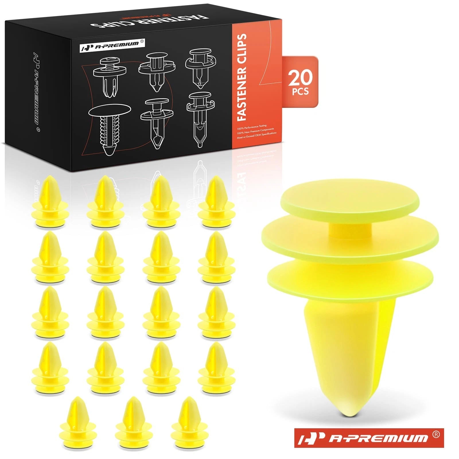 20Pcs Nylon Interior Trim Liftgate Retainer Clip for Dodge