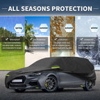 Waterproof Car Cover 219D-PU for Hyundai i30 II/III (2011–2021) with Zipper