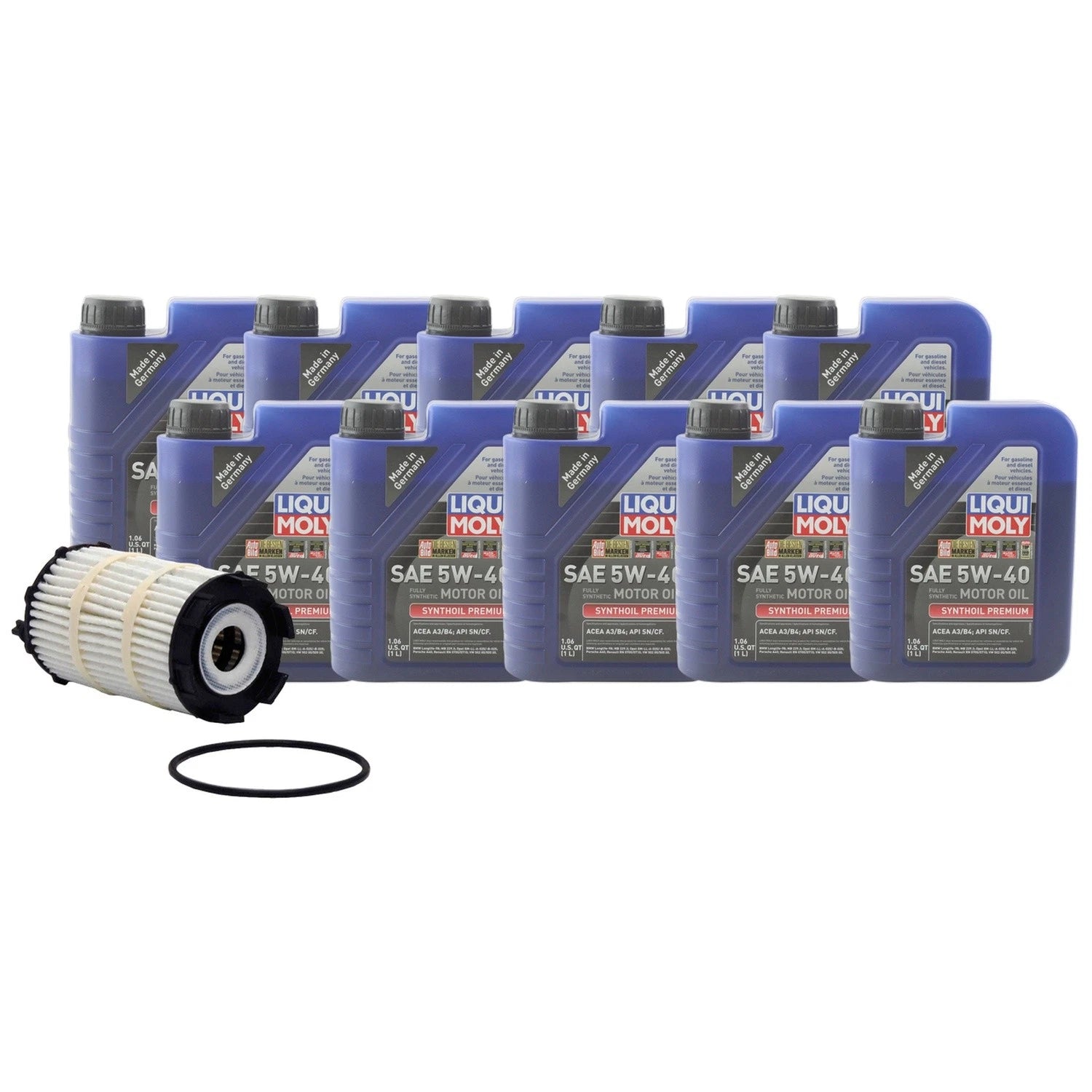 Liqui Moly Synthoil Premium 5W-40 Engine Oil Change Kit for RS4 S8 (2001–2008)