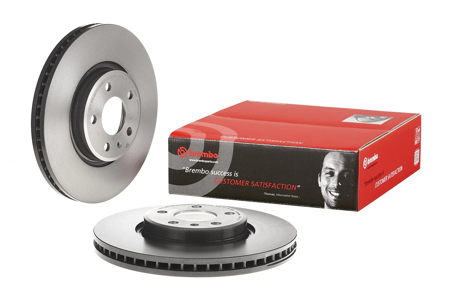 Brembo UV Coated PVT Brake Disc Rotor for Audi Q5 A4 A5 A6 (2009–2021)