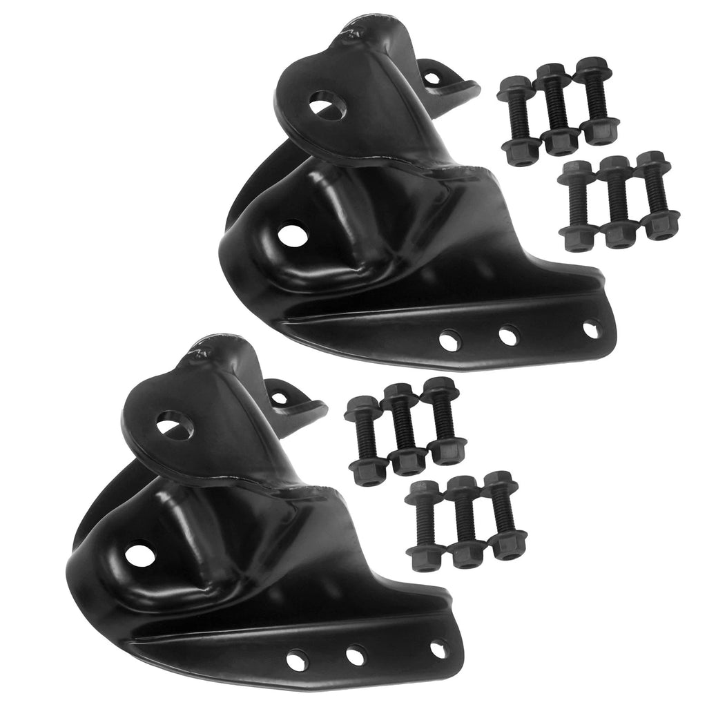 Pair Rear Leaf Spring Forward Shackle Bracket for Ford F250 (1983–1997) 722013