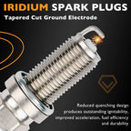 4X Ignition Coils & Iridium Spark Plugs for Kia Sorento, Hyundai Tucson (2009–2013)