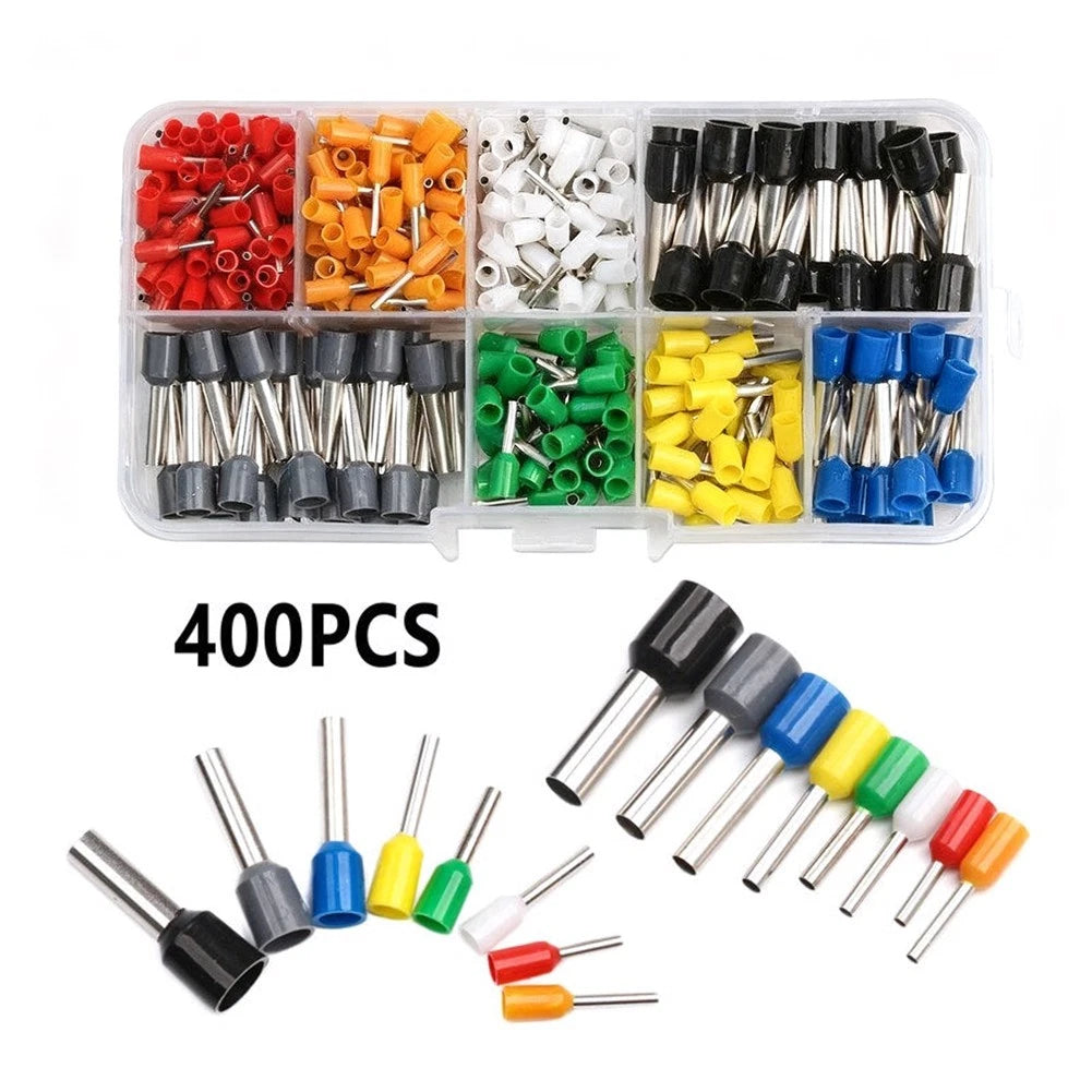400 Pieces Crimp Terminals for Electrical Wire Connections