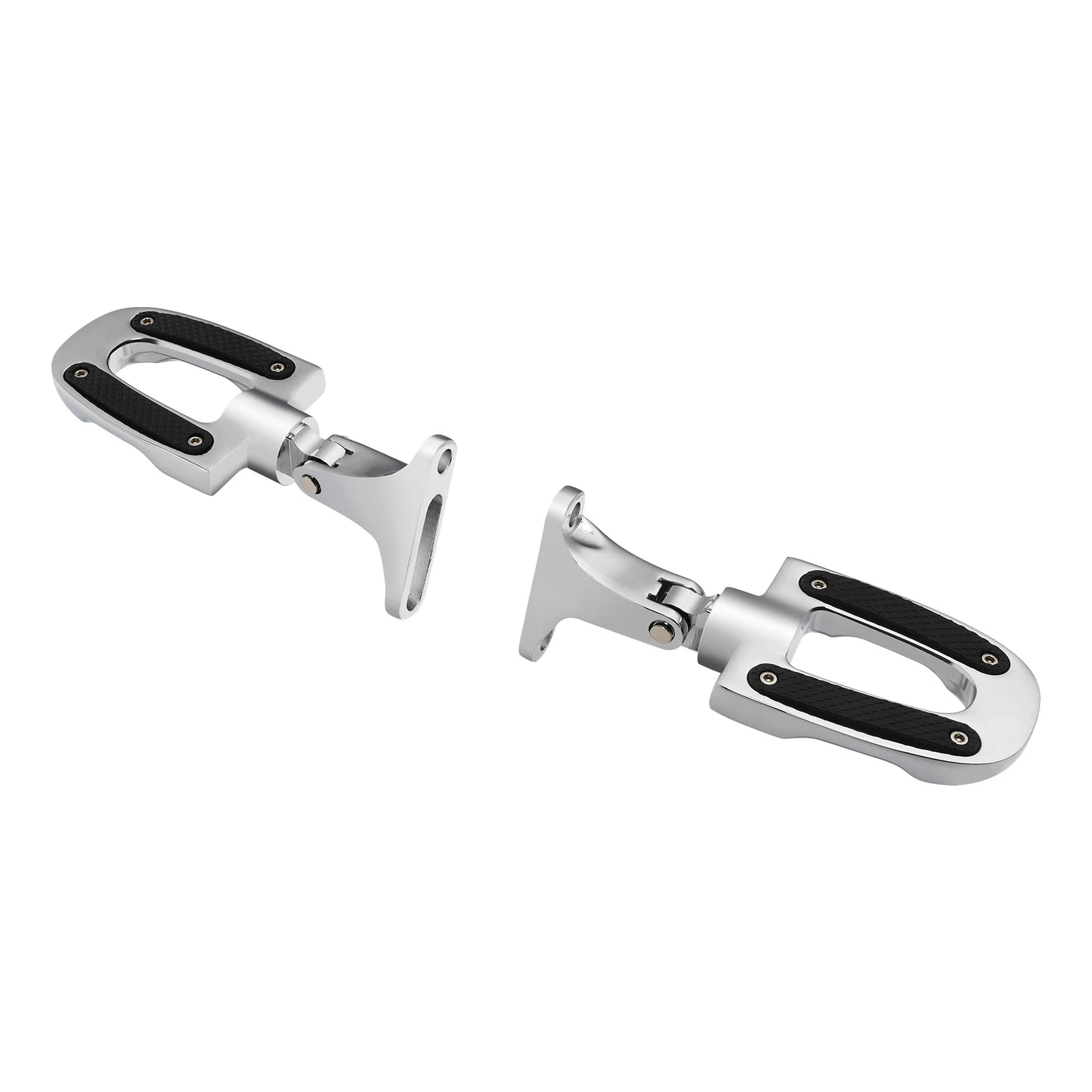 Chrome Rear Passenger Footpegs for Harley Road Street Glide (1993–2025)
