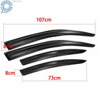 Window Vent Visors for Mitsubishi Lancer (2008-2017) Mugen Style