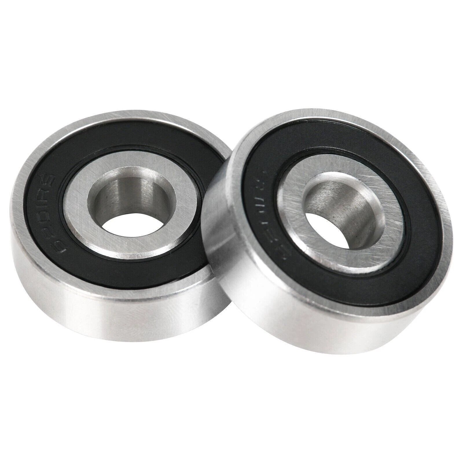 2X Rubber Ball Bearings 6201 for Various Applications (32mm x 12mm x 10mm)