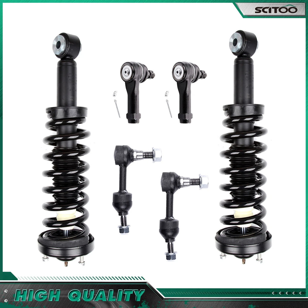 Complete Strut Spring Sway Bar Link Kit for Ford F-150 2004–2005