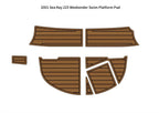 EVA Foam Teak Deck Flooring for Sea Ray 225 Weekender (2001)