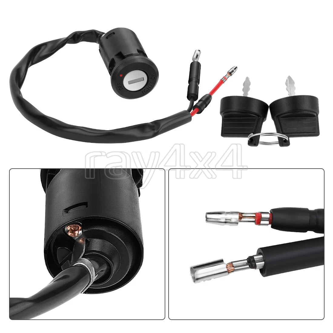 Ignition Key Switch for Honda TRX300EX Sportrax 300 (1993–2006) 35010-HM3-000