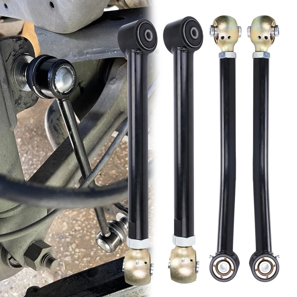 Set of 4 Adjustable Rear Upper & Lower Control Arms for Jeep Wrangler JK (2007–2018)