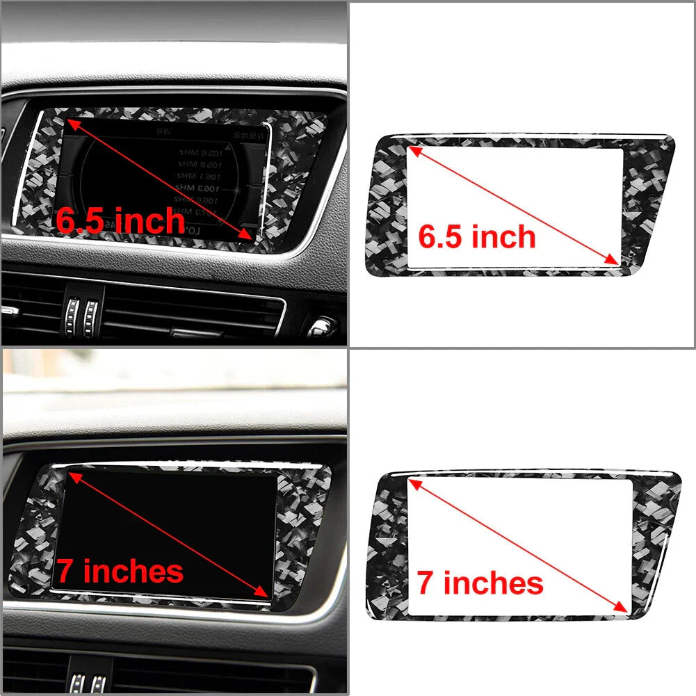 7inch GPS Navigation Screen Panel Frame Cover for Audi Q5 SQ5 (2009-2023)