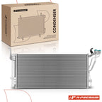 A/C Condenser with Receiver Drier for Hyundai Sonata Kia Optima 