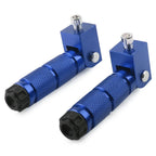 2X 8mm Folding Passenger Footpegs for Electric Motor Bicycle ATV