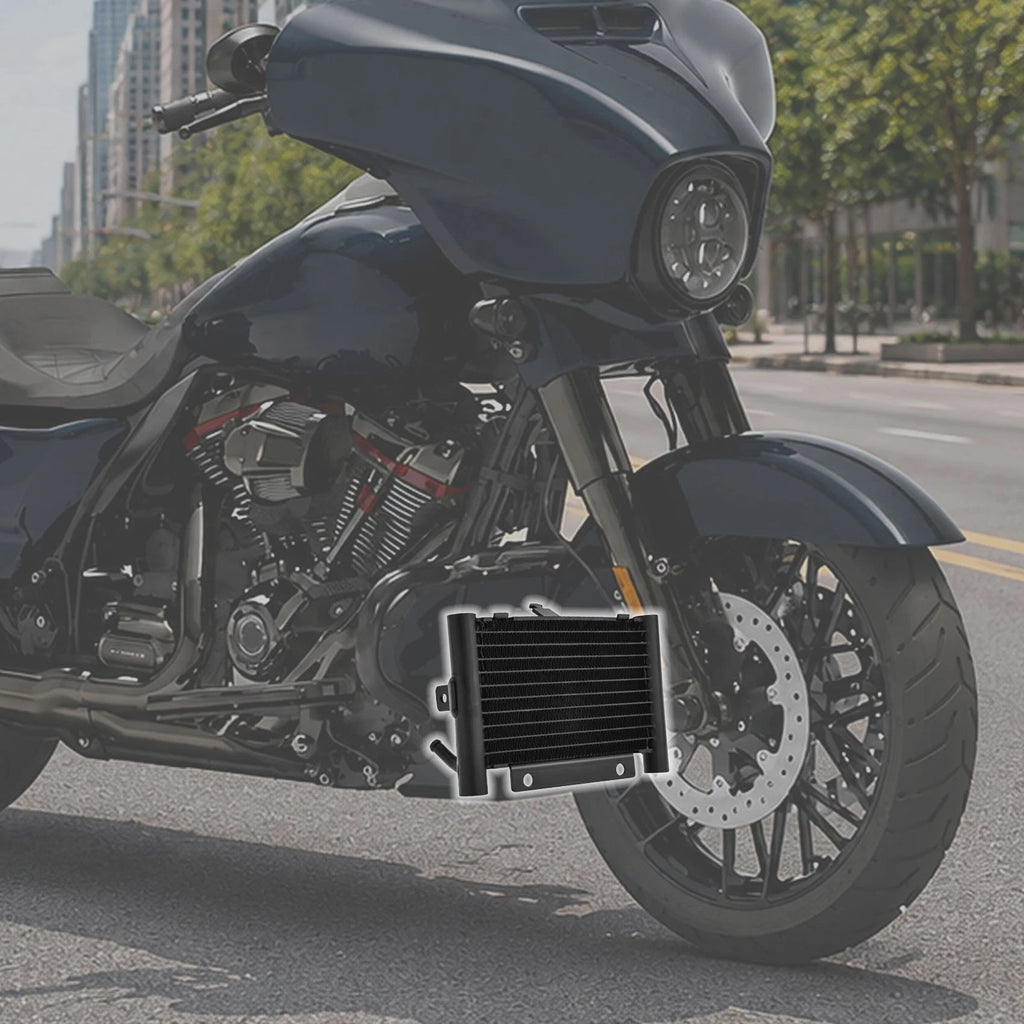 Aluminum Oil Cooler Radiator for Harley Electra Glide (2017–2023)