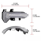 Clear Dynamic LED Side Mirror Turn Signal Light for Toyota Tundra Sequoia (2022–2023)