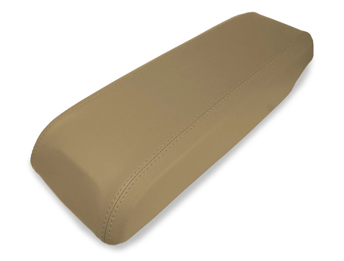 Leather Console Lid Armrest Cover for Mazda CX-7 (2007–2012) Beige