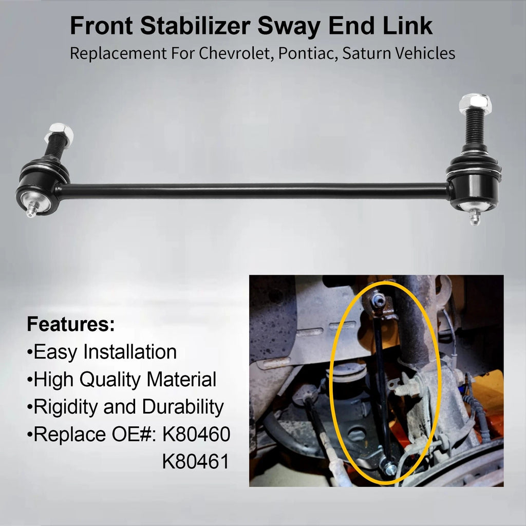 2X Front Sway Bar End Links for Chevy Equinox Torrent (2002-2009)