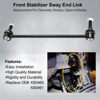 2X Front Sway Bar End Links for Chevy Equinox Torrent (2002-2009)
