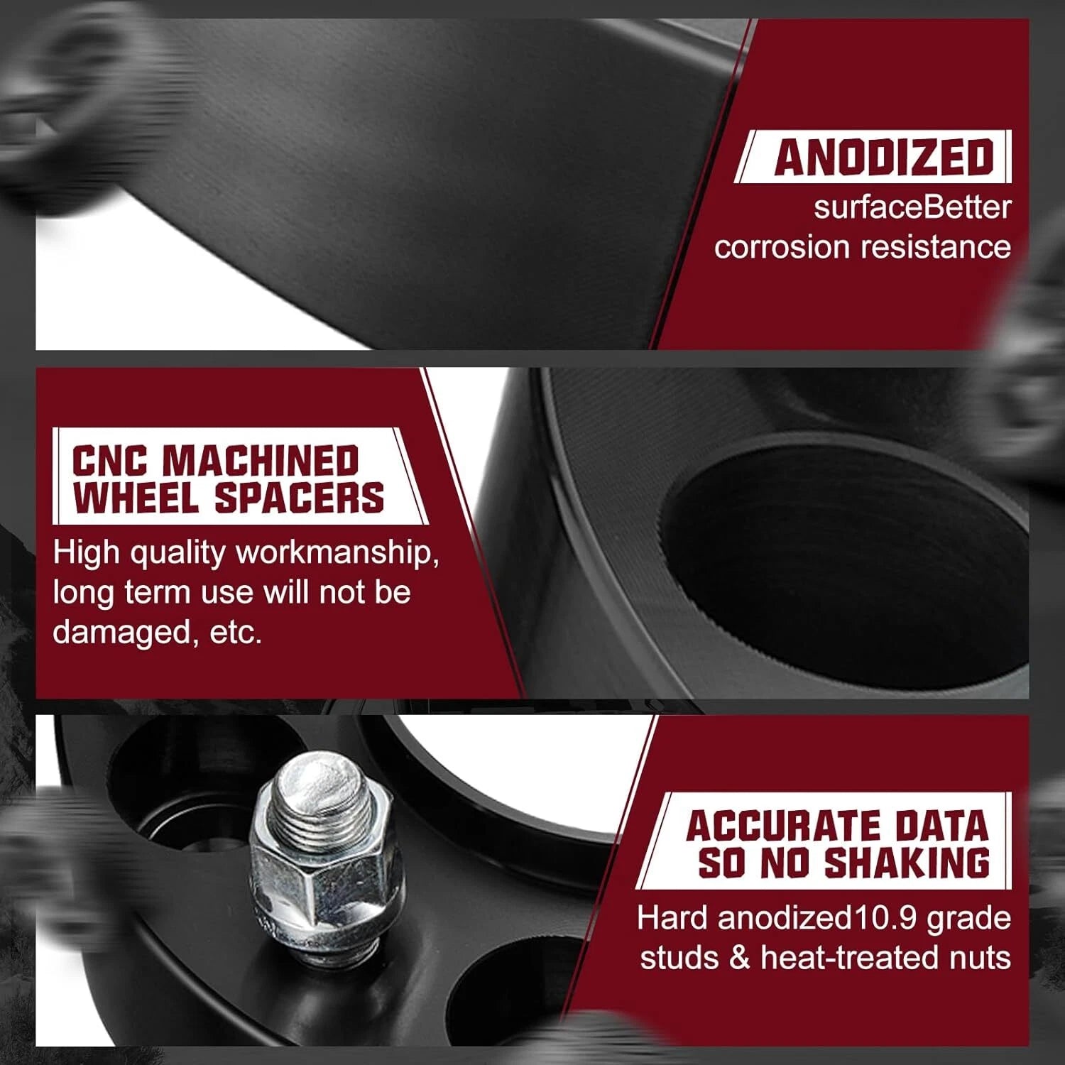 4PCS 1.5"/2" Wheel Spacers for Ford F150 Expedition Navigator (2004–2014)