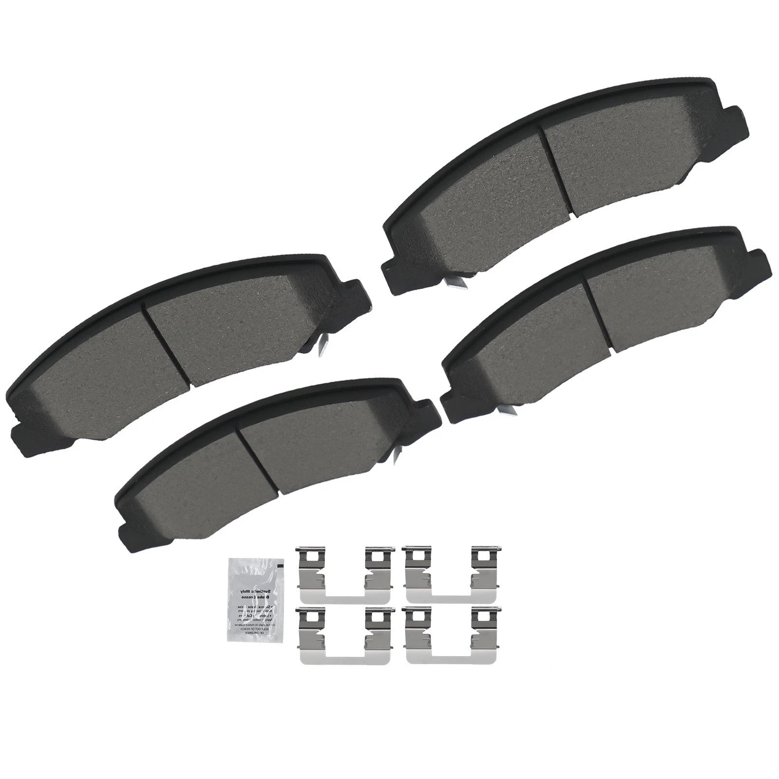 Front Ceramic Brake Pads Kit for Chevrolet Impala, Monte Carlo (2006–2013)