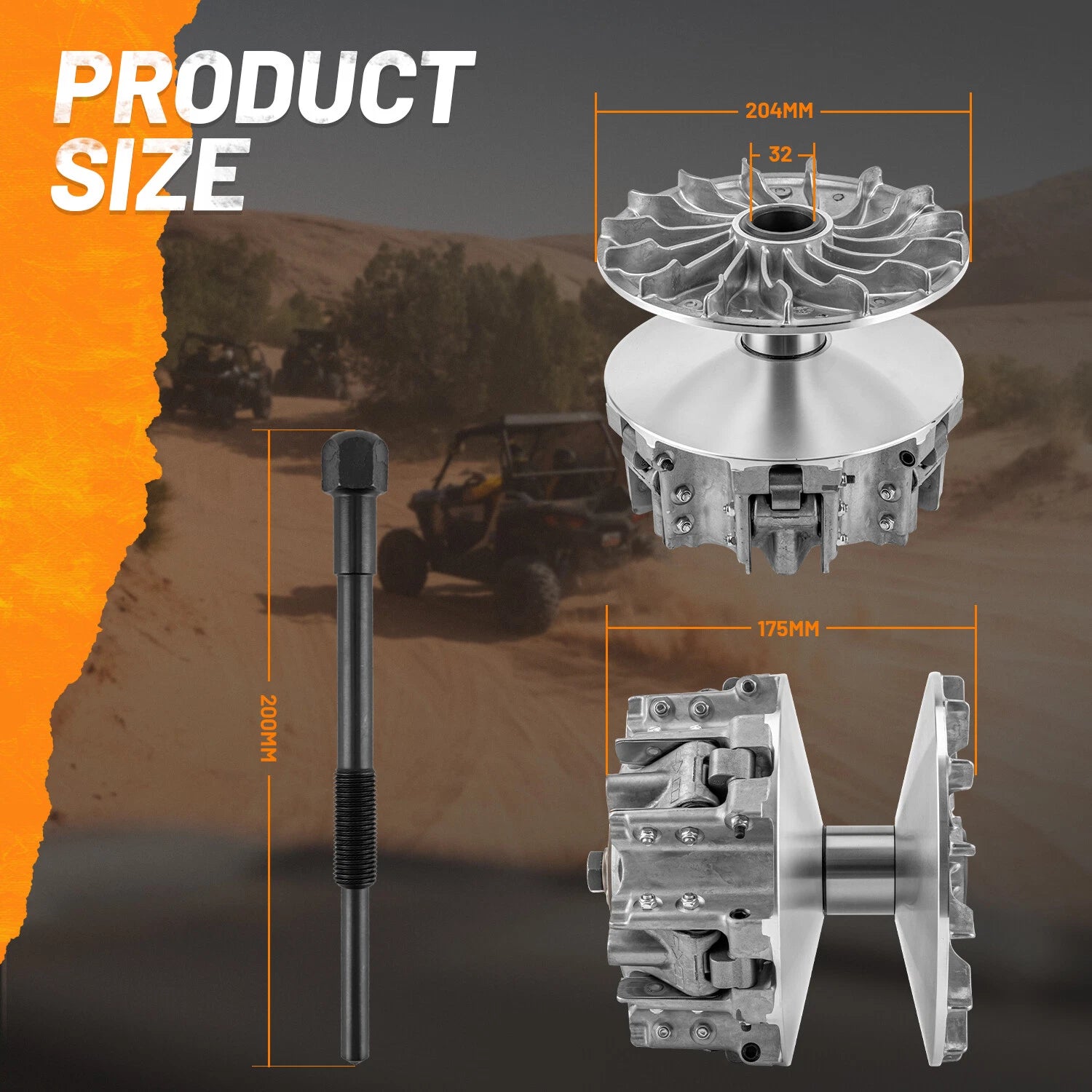 Primary Clutch for Can-Am Maverick X3 Turbo R RR (2017–2025)