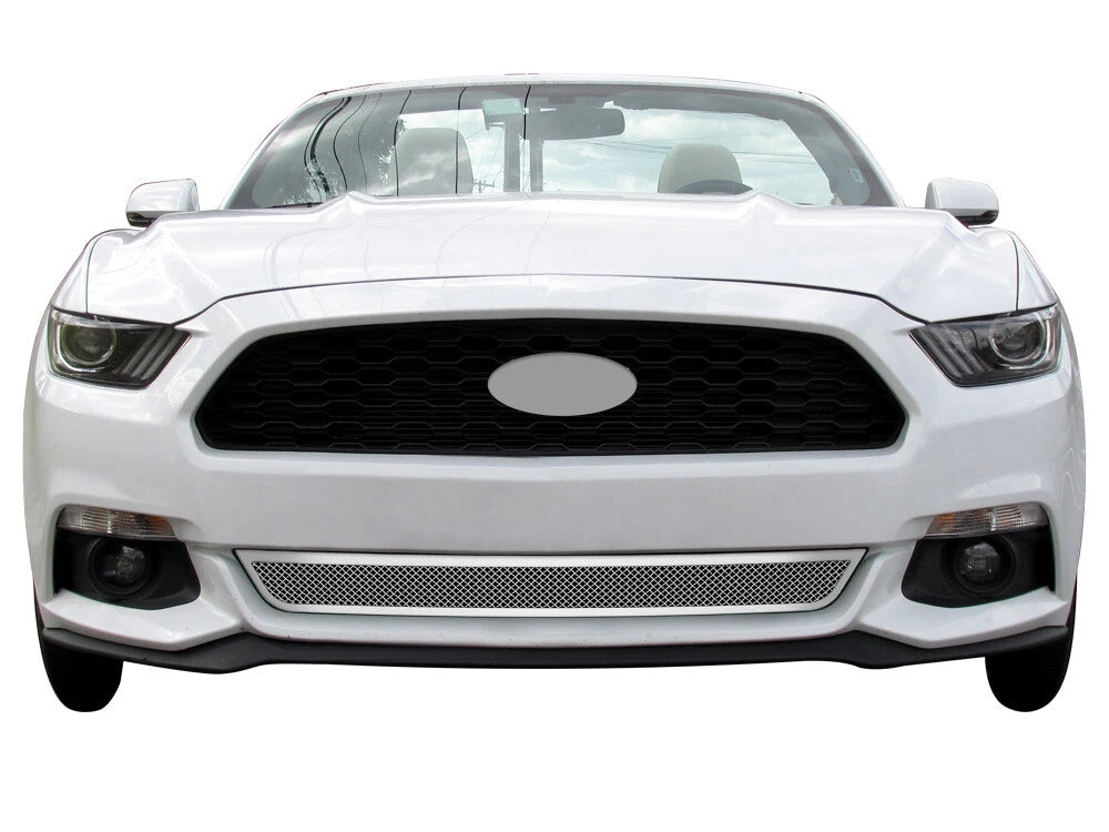 Stainless Chrome Mesh Grille for Ford Mustang (2015–2017)