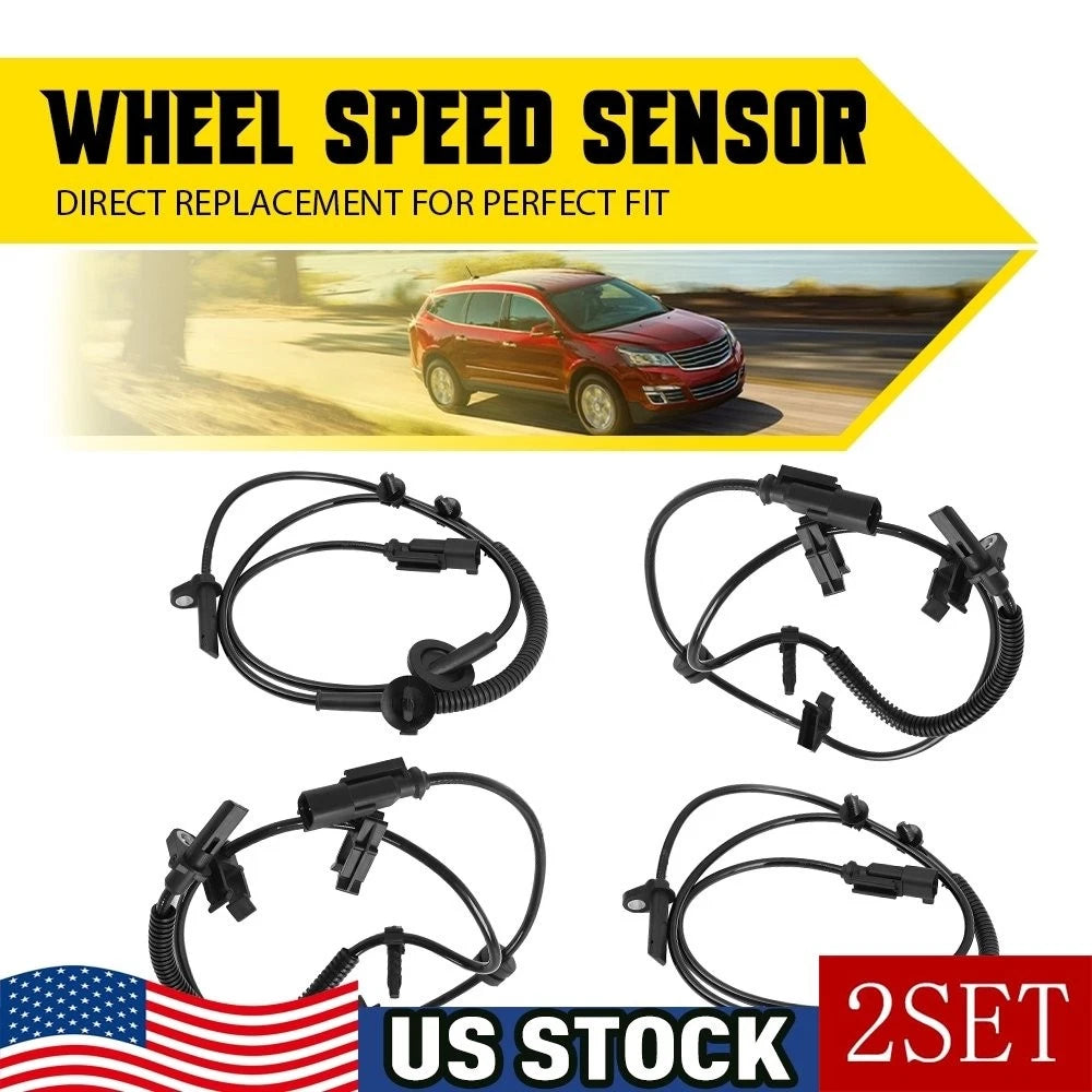 Set of 4 ABS Speed Sensors for Chevrolet Traverse (2009–2016) ALS2039 ALS1754 H