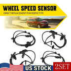 Set of 4 ABS Speed Sensors for Chevrolet Traverse (2009–2016) ALS2039 ALS1754 H