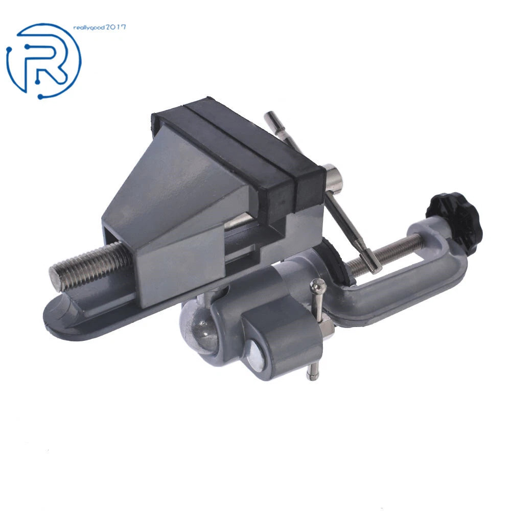Universal Table Bench Vise Clamp with Swivel Rotating Base