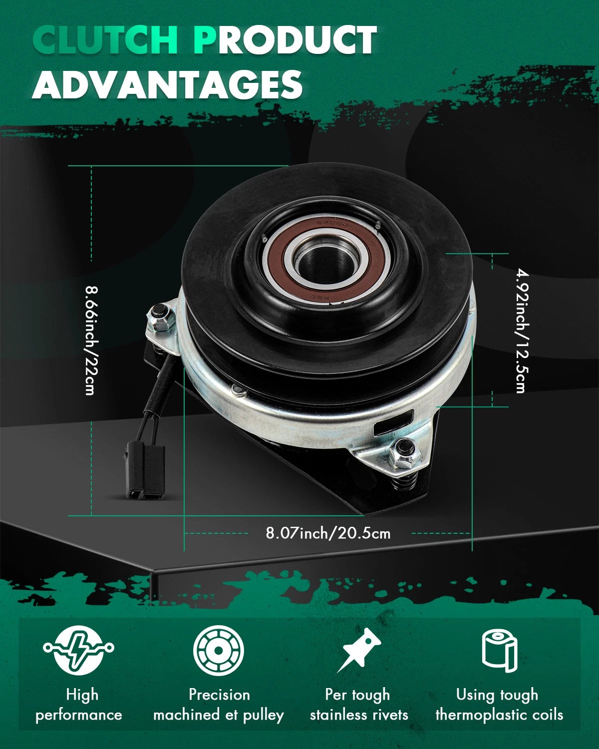 Electric PTO Clutch for John Deere (AM122969)
