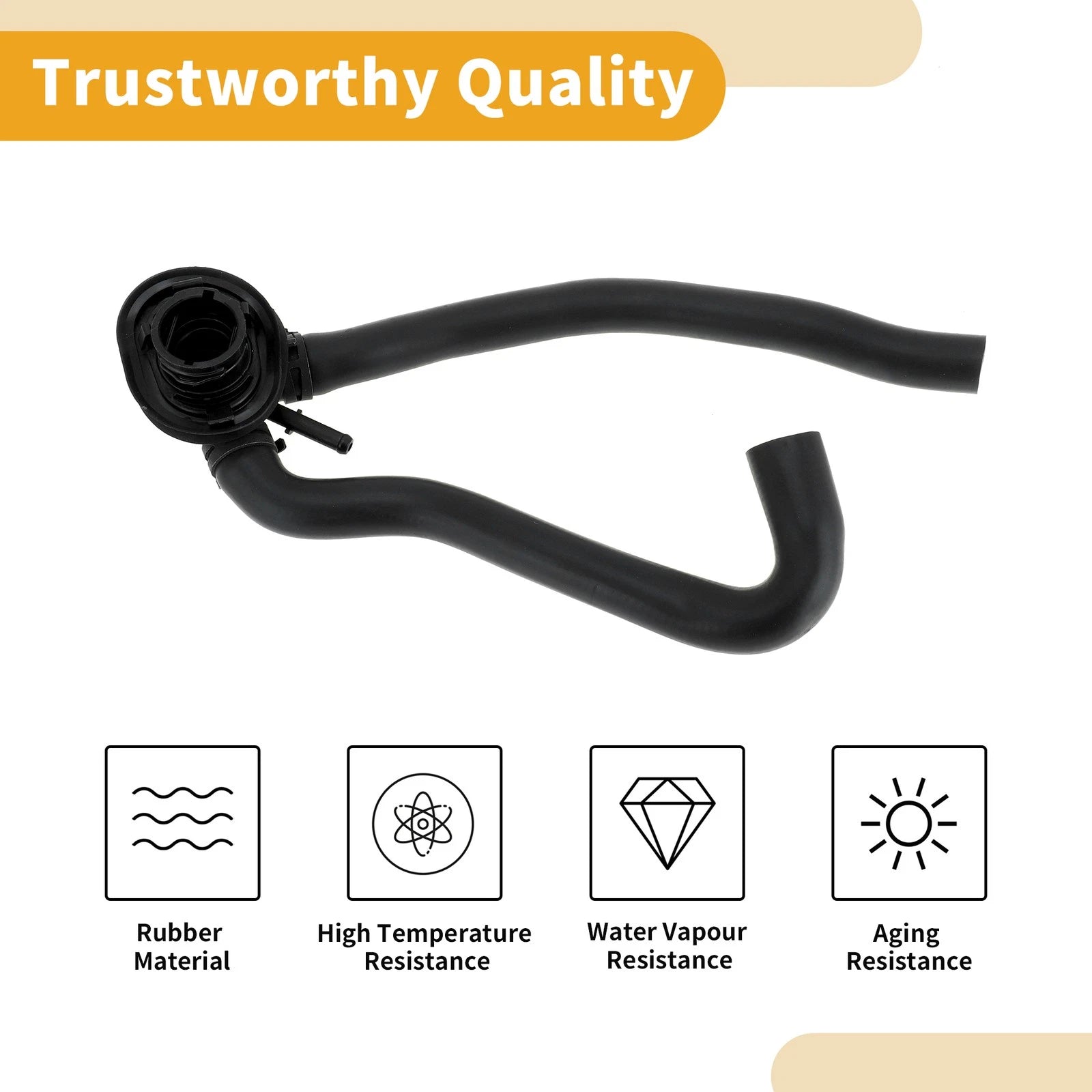 Engine Air Intake Hose for Mercedes-Benz W222 S Class (2014–2019) No.A2228303696