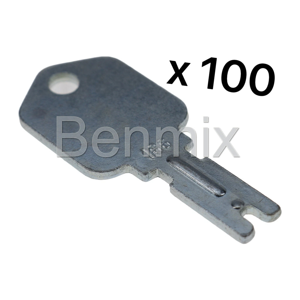 100X Ignition Keys 166 999584 6T2663 for Clark Hyster Cat Yale Forklift