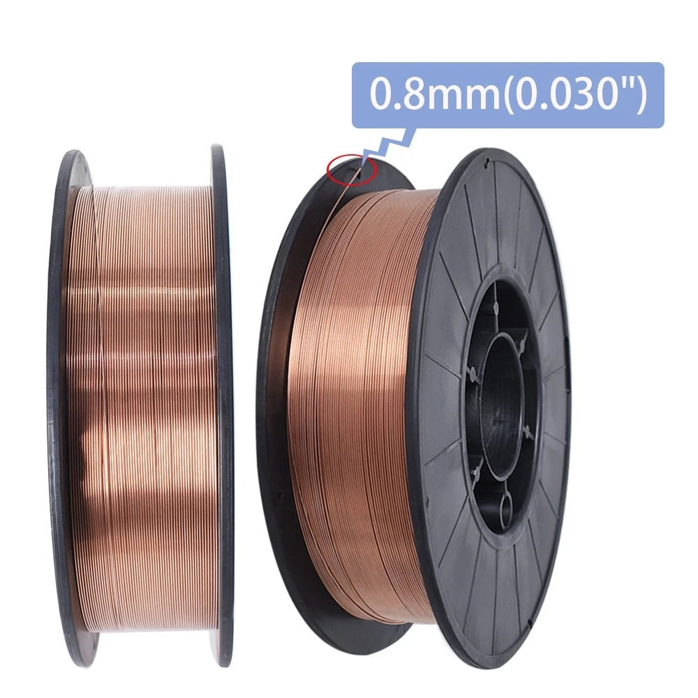 Set of 2 Premium Steel MIG Welding Wire for Automotive Use (0.030")