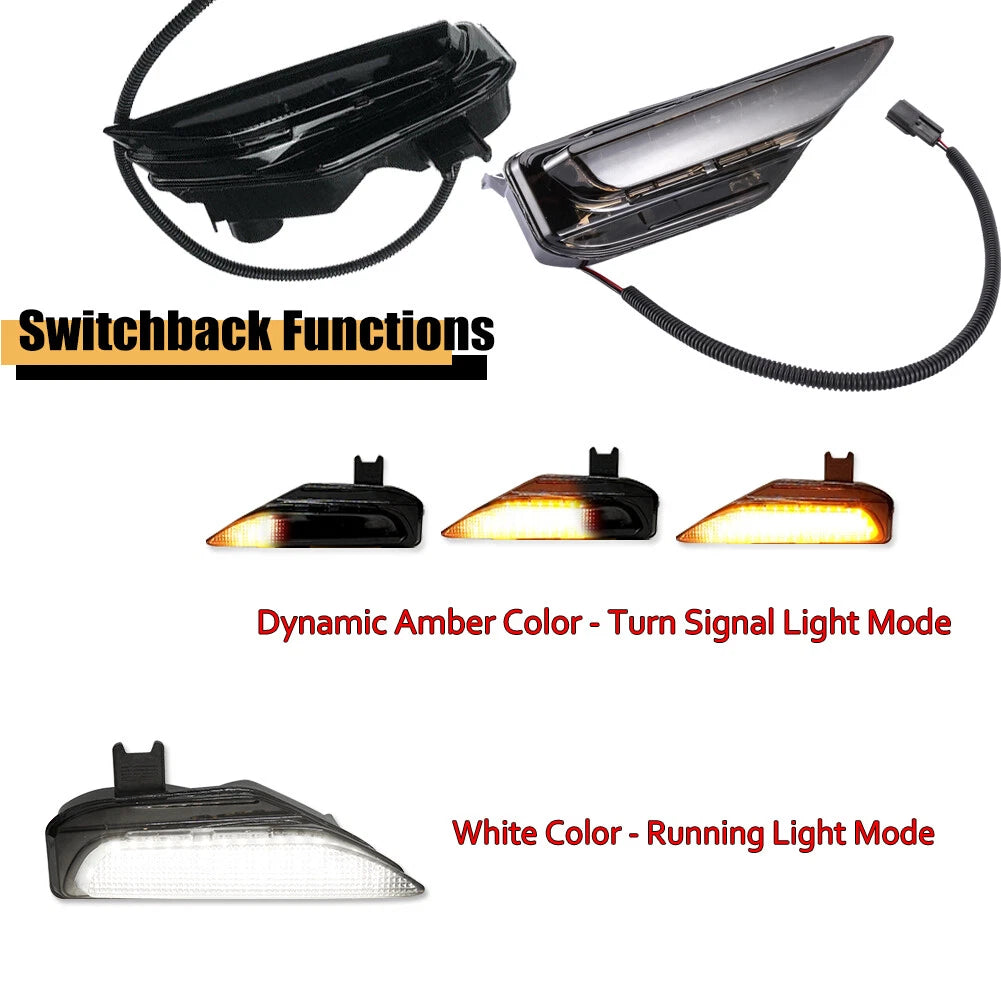 Swithback LED Sequential Signal Fog Lights for Infiniti Q50 (2014–2020)