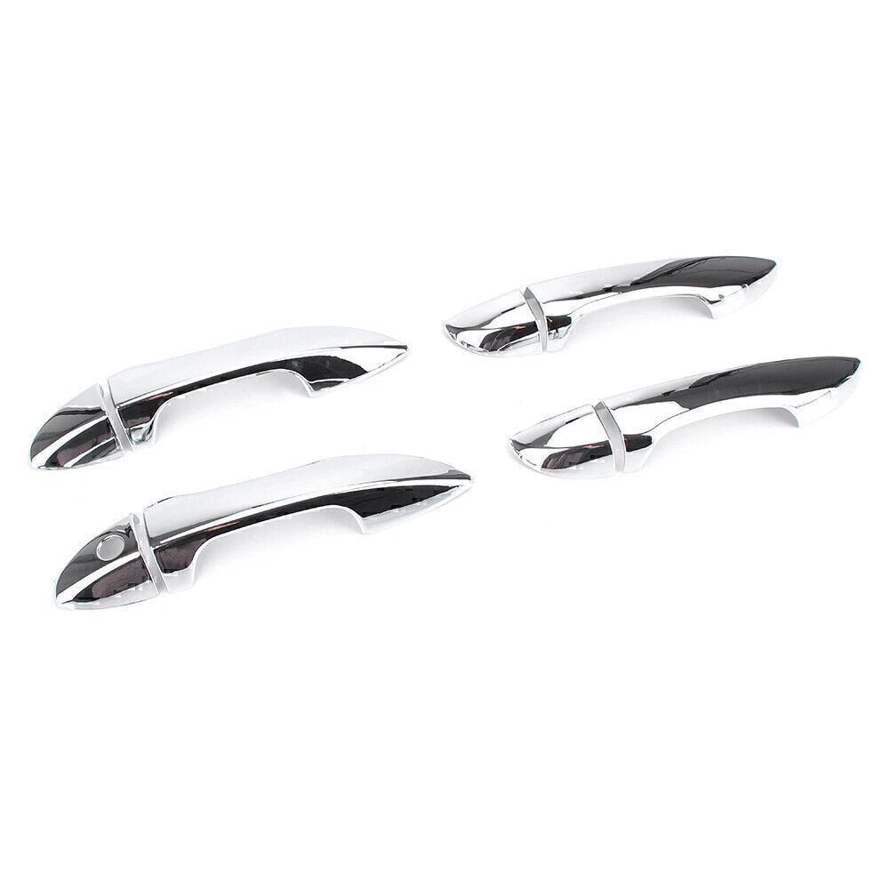Set of 8 Silver Door Handle Cover Trims for Toyota Corolla (2014–2018)