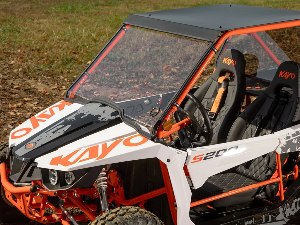 Scratch-Resistant Full Windshield for Kayo S200 (2023–2023+)