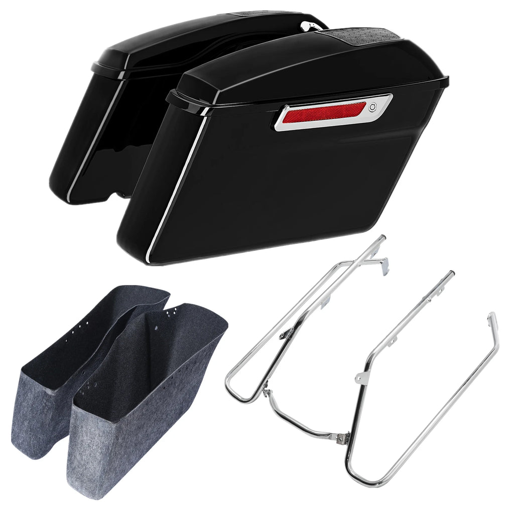 Hard Saddlebags & Conversion Brackets for Harley Softail Fat Boy (2018–2023)